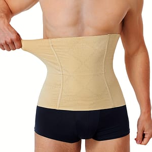Men’s Waist Trainer Belt – Breathable Nylon, Double-layer Seamless Design With 6 Support For Tummy Control, Tummy Control Shapewear Clothing Shop Online at Dubai Trades