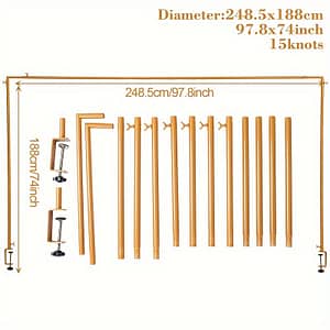 Metal Table Arch Stand – Weddings, – Indoor/outdoor Decorative Holder, Wedding Centerpieces For Tables Centerpieces Shop Online at Dubai Trades