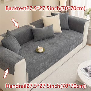 Modern Chenille Sofa Seat Cushion Cover – Pet-friendly, Non-slip Universal Fit Sofa Slipcover For Armchair To 4-seater Sofas, Machine Washable, Simple Design – 1pc. Home & Kitchen Shop Online at Dubai Trades 2
