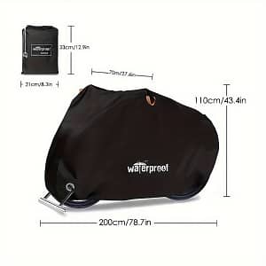 Motorcycle Covers, Heavy Duty 210d Waterproof Uv Protective Tear Proof Motorbike Cover With Safety Cloth Lock Holes Design Accessories Shop Online at Dubai Trades