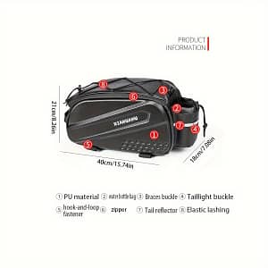 Mountain Bike Rear , Hard Shell Bike , Storage Back Seat Bag, Waterproof Riding Bike Racks & Bags Shop Online at Dubai Trades