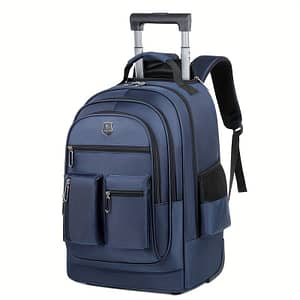 Multifunctional Rolling Backpack, Large Capacity Wheeled Travel Double Shoulder Bag, School And College Bookbag With Universal Wheels, Overnight Weekend Bag Clothing, Shoes & Jewelry Shop Online at Dubai Trades