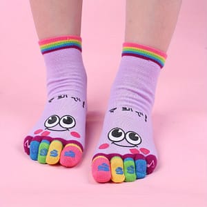 Music Festival Cartoon Print Toe Socks, Sports Socks For Running Athletic, Women’s Stockings & Hosiery Accessories Shop Online at Dubai Trades