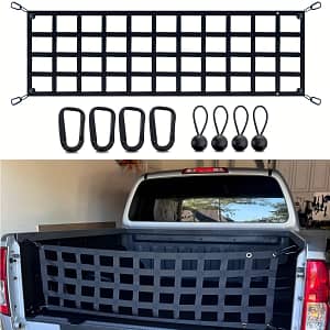 Net For Pickup Truck Bed – Cargo Trucks Bed Divider For Full Size Truck 60” X 18” (black) – Mesh Tail Gate Fit For , For Ford, For Tacoma, For , For Automotive Shop Online at Dubai Trades 2