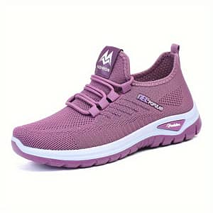 New Women’s Casual Sports Outdoor Running Walking Daily Commuting Lace- Pattern Double Layer Sole Easy To Put On And Mesh Shoes Clothing, Shoes & Jewelry Shop Online at Dubai Trades