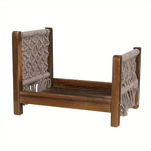 Newborn Photography Props Small Bed Studio Shooting Baby Accessories Doll Bed Shooting Props Disassembled Wooden Bed Camera & Photo Shop Online at Dubai Trades