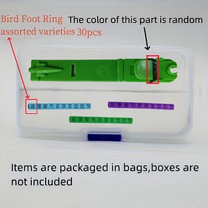 Numbered Bird Leg Bands, 30/50/80/100pcs – Plastic, Ideal For & , Easy-to-use Identification System Farm & Ranch Shop Online at Dubai Trades