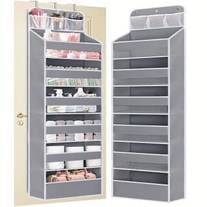 Over The Door Organizer With 7 Large Pockets, 50 Lbs Weight Capacity Hanging Storage Organizer With Clear Window, For Bedroom, Bathroom Storage, 7 Baby Products Shop Online at Dubai Trades