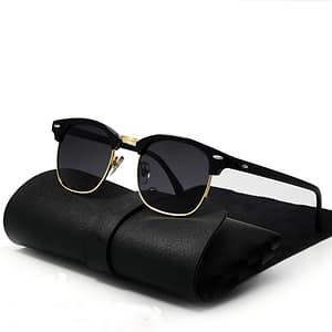 Ovoyan 2025 Semi-rimless Retro Fashion Glasses Men Luxury Brand Glasses For Women/men Classic Leisure Decorative Glasses Accessories Shop Online at Dubai Trades