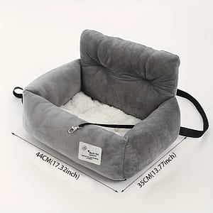 Pet Car Seat Bed For Dogs, Polyester, Comfortable And , With Adjustable Straps, Portable And Washable, Suitable For Car Travel Booster & Car Seats Shop Online at Dubai Trades