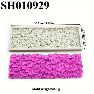 Phalaenopsis Style Flower Border Fondant Silicone Mold Diy Cake Fondant Mold Kitchen Baking Tools Wedding Party Cake Decoration Dessert Cake Lace Decoration Tool Bakeware Shop Online at Dubai Trades