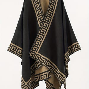 Plus Size Color Cape, Casual Cape For Fall & Winter, Women’s Plus Size Clothing Clothing Shop Online at Dubai Trades