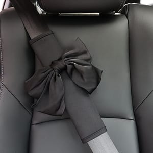Plush Bowknot Seat Belt Cover Shoulder Strap 2-pack, Cute Knot Safety Belt Pad, Car Interior Accessories For Women Accessories Shop Online at Dubai Trades