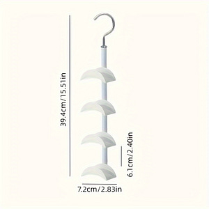 Pmmj No-drill Rotating Bag Hanger Hooks – Multi-functional Wardrobe Organizer For Home & Shop, White Plastic Bag Storage Rack For Bedroom, Closet, And Accessories Business, Industry & Science Shop Online at Dubai Trades