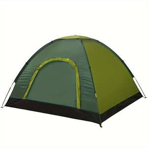 Portable 4-person Outdoor Tent: Spring, Summer, And Fall Seasons, Suitable 14+, Zipped Closure, Glass Fiber Frame, Polyester Fabric Camping & Hiking Shop Online at Dubai Trades