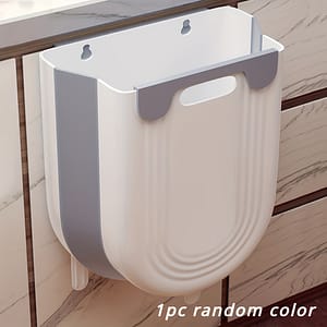 Portable And Compact Folding Household Trash Can – Plastic Trash Can, Square – Portable Trash Can For Home, Car, Bedroom, Bathroom Health & Household Shop Online at Dubai Trades 2