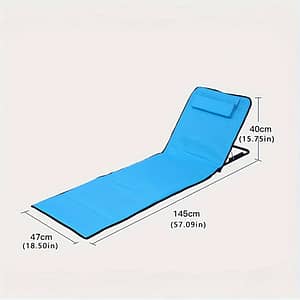 Portable Beach Folding Bed – 5-position Outdoor Folding Lounger, Suitable For Beach Leisure And Rest Camping & Hiking Shop Online at Dubai Trades