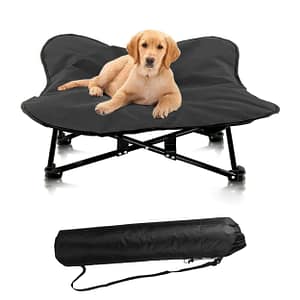 Portable Elevated Dog Bed: Suitable For Indoor/outdoor Travel & Camping – Folds For – Soft Top Cover – Suitable For Large & Small Dogs – Nylon Material – Zipper Closure Carriers Shop Online at Dubai Trades