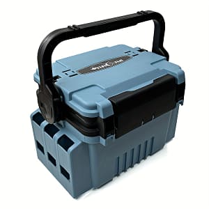 Portable Fishing Tackle Box With Seat & Rod Holder – Multifunctional Pp Material, Lock Closure, Mixed Colors (blue, Black, Gray, Green, Red, Orange) For Outdoor , Fishing Gear Fishing Shop Online at Dubai Trades