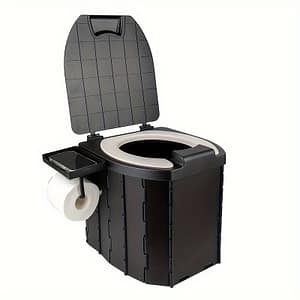 Portable Folding Toilet With Pu Seat Cushion And Lid – Ideal For Rv, Car Travel, Camping, Hiking – Durable Abs Resin, Easy-to-use, Rv Toilets Automotive Shop Online at Dubai Trades