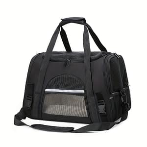 Portable Pet Bag, Four-sided Breathable Cat Bag With A Fur Mat, Can Be Used On The Suitcase, Single Shoulder Pet Bag, Collapsible Breathable Transparent Cat And Dog Bag Carriers Shop Online at Dubai Trades