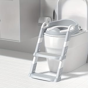 ‘ Potty Training Toilet Seat With Step Stool – Foldable, Safe & Comfortable For And Baby Products Shop Online at Dubai Trades 2