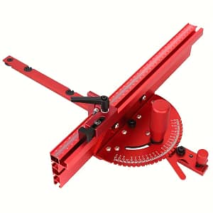 Precision Miter Gauge Set With 400mm Aluminum Profile Fence & Track Stop – Ideal For Table Saw & Router, Woodworking Tools Power & Hand Tools Shop Online at Dubai Trades