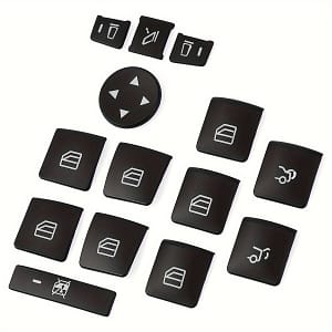 Premium Abs Car Window Lift Button Frame Trim Sticker For – Sleek Black & , , Fits A/b/c/e/////ml/gl/cls Class W176 W246 W204 W212 W166 C117 X156 X204 (2012-2019) Automotive Shop Online at Dubai Trades