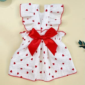 Print Dog Dress With Bow – Birthdays And Holidays – Available In Sizes For Small, Medium, And Large Dogs Apparel & Accessories Shop Online at Dubai Trades