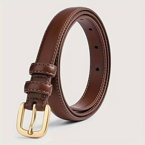 Pu Leather Belt For Women, Casual And , Suitable For , High-quality And Durable Accessories Shop Online at Dubai Trades 2