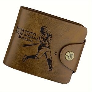 Pu With Baseball Embossing, Multiple For And , Snap Closure – For Enthusiasts Accessories Shop Online at Dubai Trades