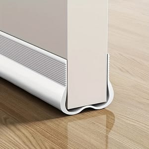 Pvc Flexible Door Bottom Sealing Strip – Under Door Draft Stopper With Ridged Design, Adhesive Weatherstrip Gasket For Energy , Noise Reduction & Business, Industry & Science Shop Online at Dubai Trades 2