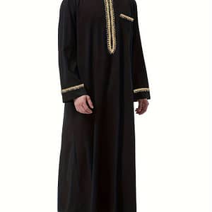 Ramadan Men’s Saudi Arabic Thobe, Dishdasha Long Sleeve, Kandora Ramadan Clothing, Ramadan, Eid Al Adha Clothing, Shoes & Jewelry Shop Online at Dubai Trades