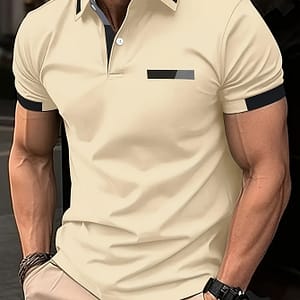Red Spy Men’s Casual Shirt – Summer Short Sleeve Knit Fabric With Heat Transfer Print, Solid Color, Regular Fit, 100% Polyester, Half Collar Style Clothing Shop Online at Dubai Trades