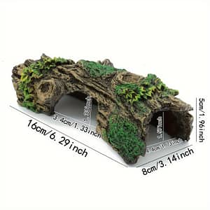 Resin Stump Cave Ornament For Fish , Reptile Hideaway Habitat Decor, Aquatic Animal Shelter Accessory Aquarium Décor Shop Online at Dubai Trades