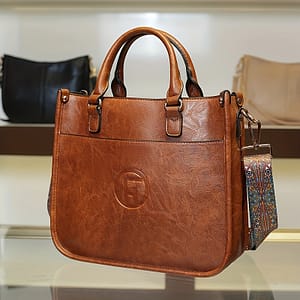 Retro Solid Color Handbag, Trendy Pu Leather Shoulder Bag, Women’s Crossbody Bag With Bohemian Wide Strap Clothing, Shoes & Jewelry Shop Online at Dubai Trades