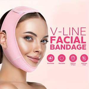 Reusable Face Strap, , , Patch, Chin Strap, V Shaped Belt, V Shaped Face Mask For Sagging Beauty & Personal Care Shop Online at Dubai Trades