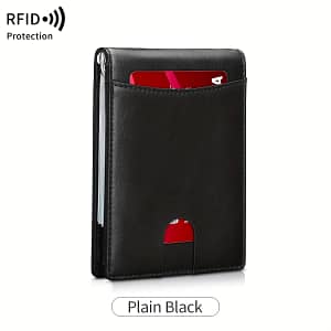 Rfid Blocking Bifold Wallet With Money Clip Minimalist Slim Credit Card Holder Multi-card Front Pocket Wallet With Id Window Clothing, Shoes & Jewelry Shop Online at Dubai Trades