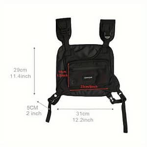 Rig Chest Bag Men Hip Hop Streetwear Large Capacity Waist Bag For Men And Women Clothing, Shoes & Jewelry Shop Online at Dubai Trades