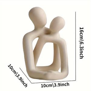 Romantic Couple Statue Sculpture – Modern Resin Art For Decor, Living Room, Bedroom, And Desk – Ideal Anniversary Or Valentine’s Gift, Statues For Home Decor, Room Decor Collectible Figurines Shop Online at Dubai Trades 2
