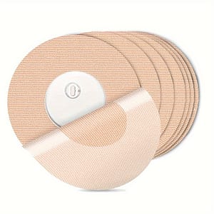 Sensor Covers – 25pcs Waterproof, Flesh-tone Adhesive Patches, Flexible Cgm Stickers With Center – Compatible With Enlite, & Freestyle 14 Day Sensors Exercise & Fitness Shop Online at Dubai Trades