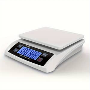 Sf-802 Digital Kitchen Scale, 66 Lb/30kg Capacity, White, Gauge Sensor, Large Lcd Display, , Battery Included (aaa), Ideal For Food, Packaging, And Hardware Weighing Digital Scales Shop Online at Dubai Trades
