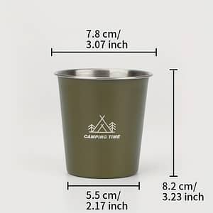 Shatterproof Stainless Steel Drink Cup With Coating – Unbreakable, Bpa-free For Home, Office, And Travel – Perfect Birthday Gift Home & Kitchen Shop Online at Dubai Trades