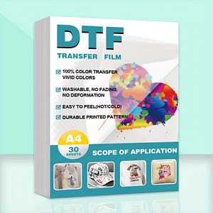 Sheets Dtf Transfer Film Paper A4/a3 Double-sided Pet Thin Film Cold/ Printing Dtf For Direct Diy Transfers On T-shirts And Fabrics Arts, Crafts & Sewing Shop Online at Dubai Trades