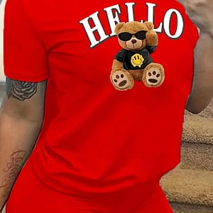 Shorts Set, Crew Neck Short Sleeve Top & Shorts Outfits For , Women’s Clothing Clothing Shop Online at Dubai Trades