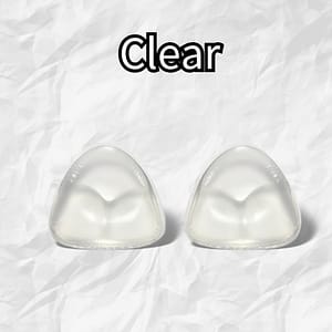 Silicone Triangle Bra Inserts Pads Enhancers – Elegant Style Solid Color, Hand Washable, Reusable For Swimwear And Bikinis, Non-textile, 1 Pair Set Accessories Shop Online at Dubai Trades 2