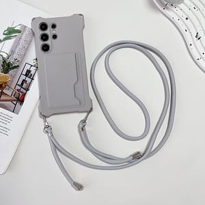 Simple Card Holder Crossbody Lanyard Mobile Phone Case Basic Cases Shop Online at Dubai Trades