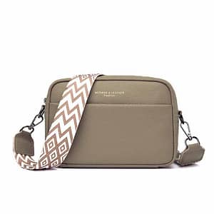 Simple Genuine Leather Crossbody Bag, Small Guitar Strap Shoulder Bag, Purse For Women Clothing, Shoes & Jewelry Shop Online at Dubai Trades