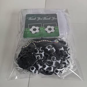 Soccer Party Favor 24 Pack: Soccer Bracelet With Drawstring Bags And Custom Cards – Soccer Themed Events Event & Party Supplies Shop Online at Dubai Trades