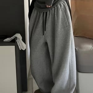 Solid Color Drawstring Jogger Pants, Casual Baggy Sporty Pants, Women’s Clothing Clothing Shop Online at Dubai Trades